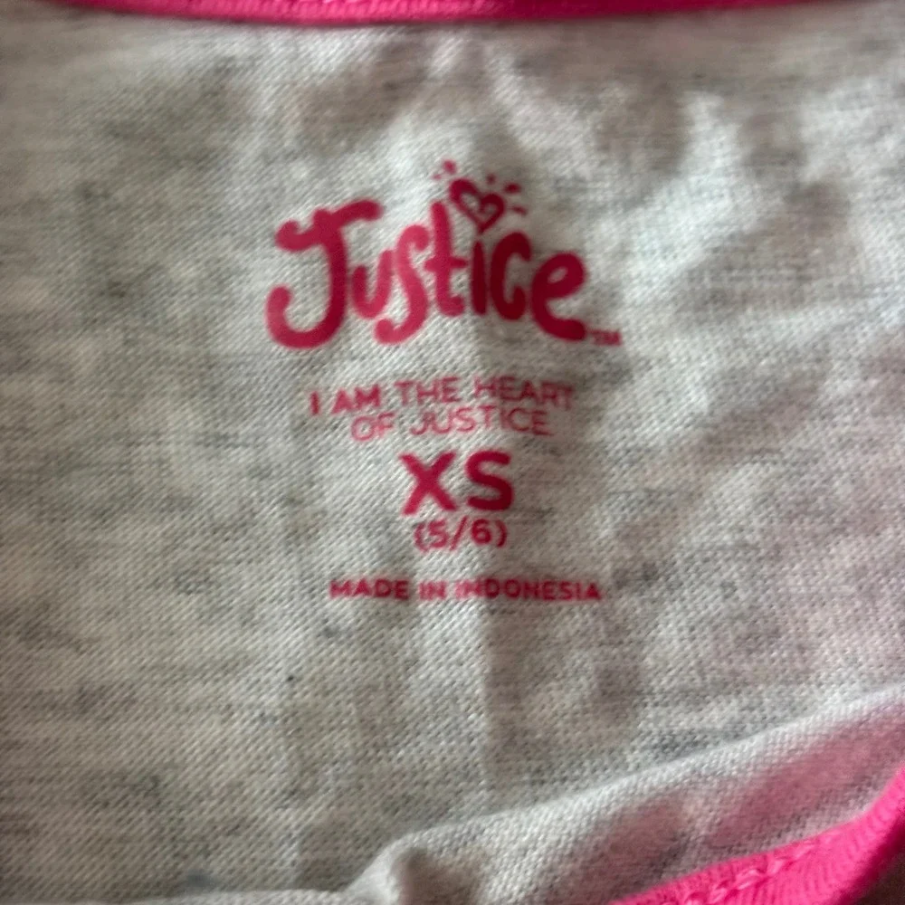 Justice Girls 4pc Summer Lot Shorts and Tanks Size 5 6 Pink Gray Black Blue